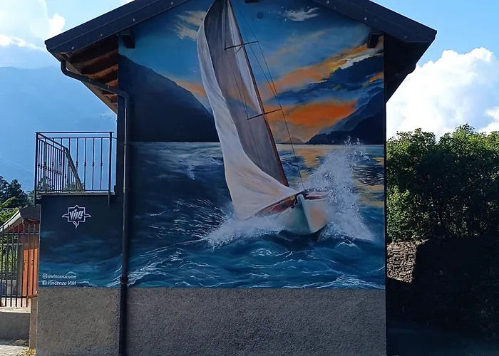 Lägenhet Casa Bianca, Vista Unica Sul Di Dervio